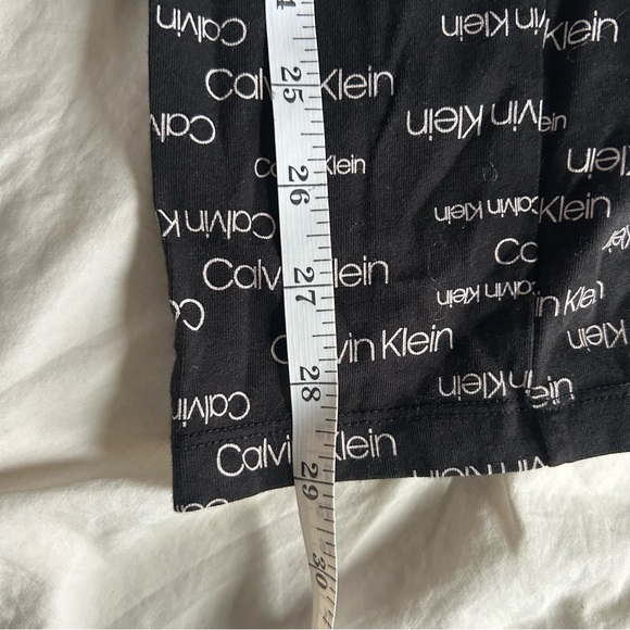 Calvin Klein Womens Small Black and White Straight Leg Lounge Pants - Picture 2 of 7